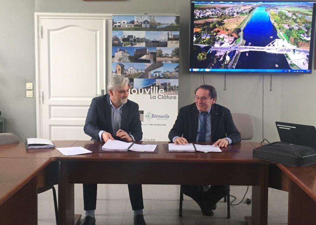 BENOUVILLE : SIGNATURE DE LA CONCESSION POUR LE QUARTIER DE LA CLOTURE