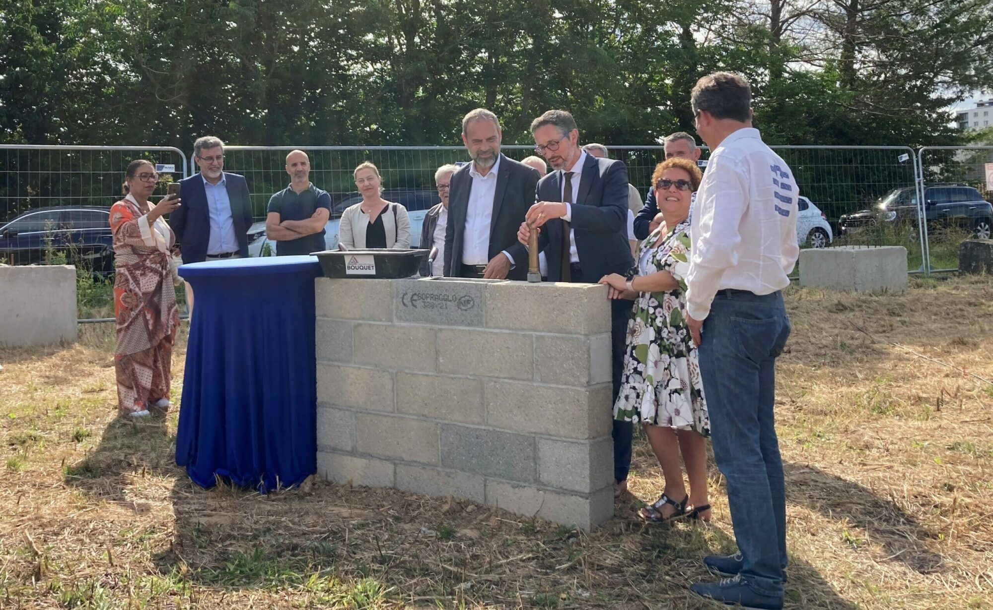 1ère pierre du pôle de santé Evreux Sud